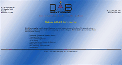 Desktop Screenshot of dabsurveyinginc.com